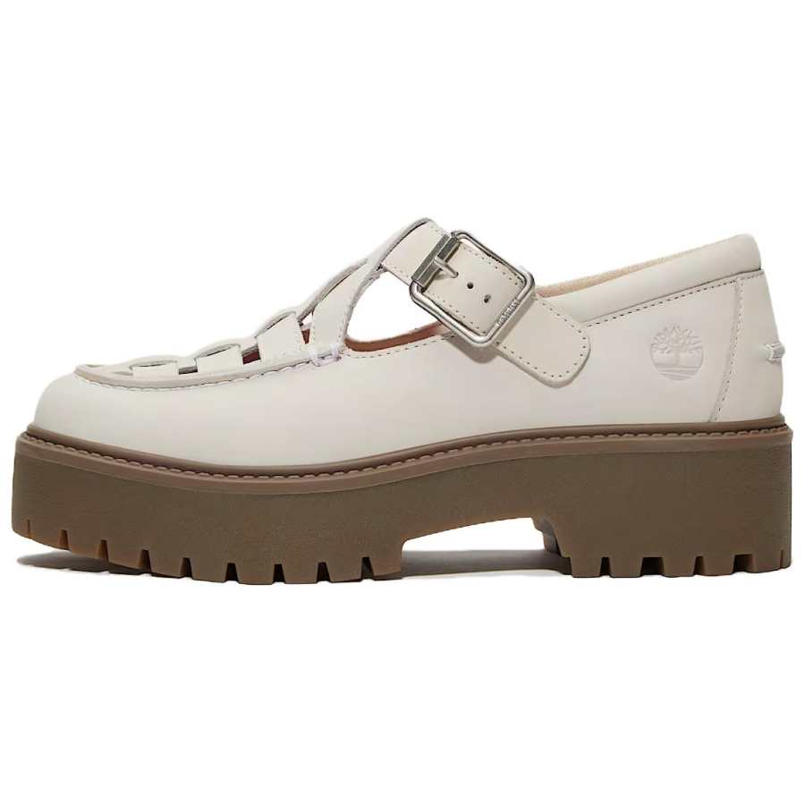 Timberland Stone Street Comfortable Mary Jane Shoes Women's Gray