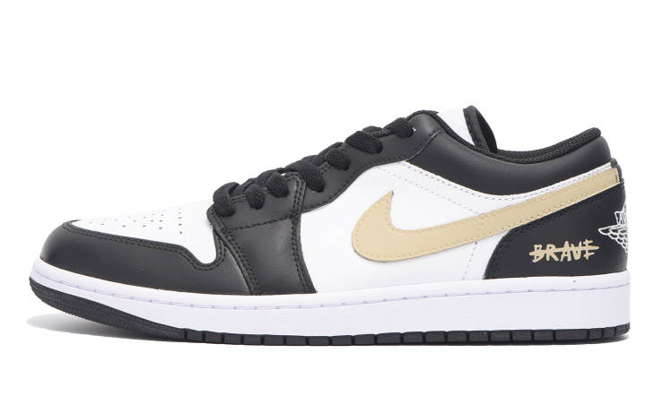 Jordan Jordan Air Jordan 1 Synthetic Leather Cushioning Slip Resistant Abrasion Resistant Coverage Low top