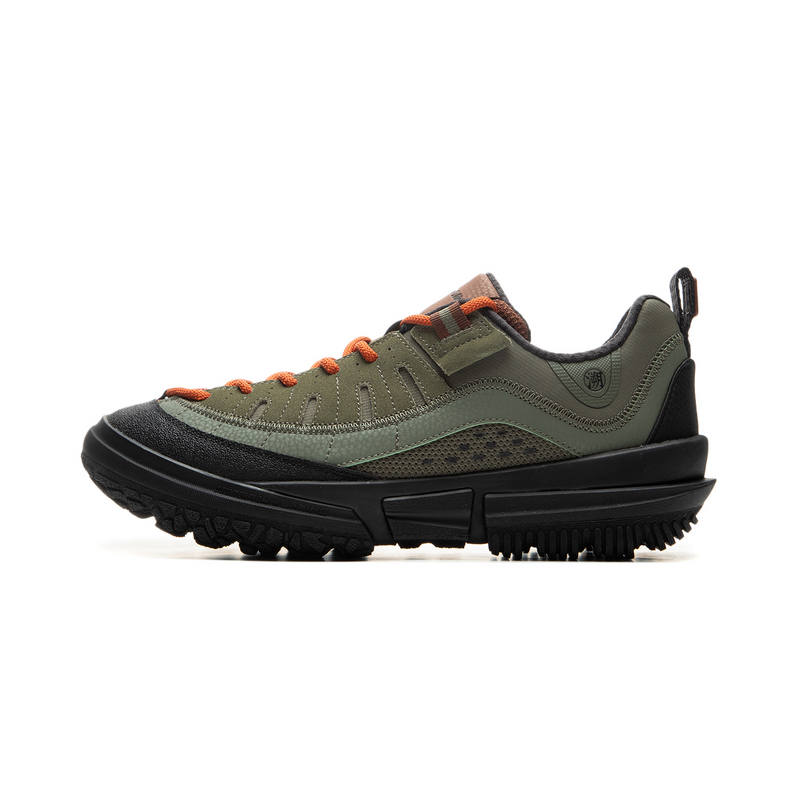 Li-Ning Li Ning CF Tracing, Linchuan Lite Cushioning, Wear Resistant Low top Outdoor Hiking Shoes Men's Black Green