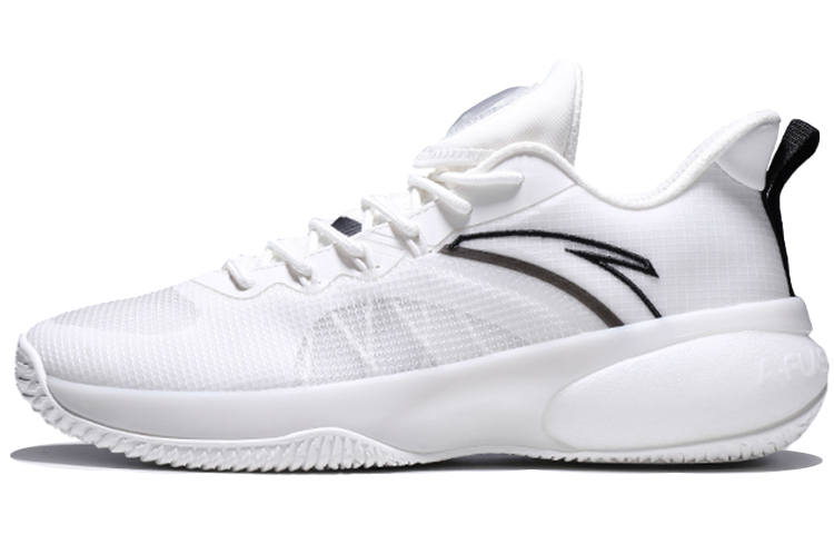 Anta Cement Killer Low top Performance Basketball Shoes Men's White Black