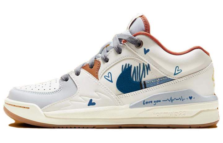 Jordan Jordan Stadium 90 Lover's Love Confession, Blue Classic, Heartbeat ECG Comfortable Round Toe