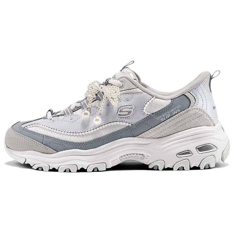 Skechers DLITES Minimalist Fashion Low top Chunky Sneakers Women's Gray