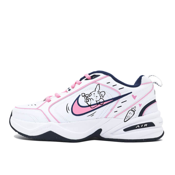Nike Nike Air Monarch 4 Cupid Rabbit Slip Resistant Abrasion Resistant Low top Chunky Sneakers Unisex Pink