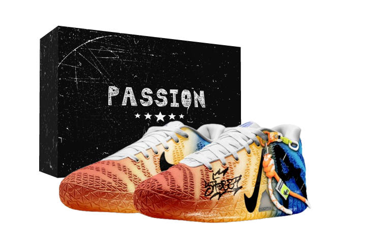 Nike Nike Ja Morant 3 Graffiti Artist Box Low top Basketball Shoes Unisex Orange Blue