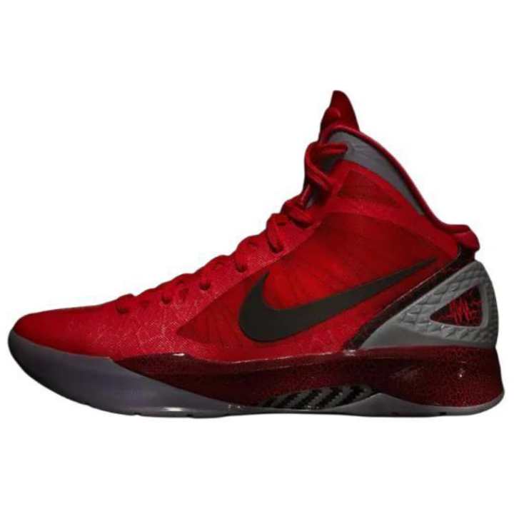 Nike Nike Hyperdunk 2011 PE Cushioning Slip Resistant Abrasion Resistant Breathable Mid top Basketball Shoes Men's Red