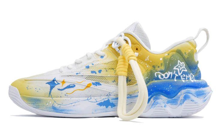Nike Nike Giannis Immortality Basketball Shoes Unisex Low Top Yellow Blue
