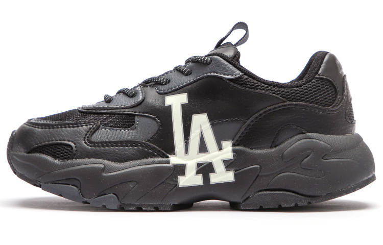 MLB Big Ball Chunky Textile, Artificial Leather Abrasion Resistant Height Increasing Low top Chunky Sneakers Unisex
