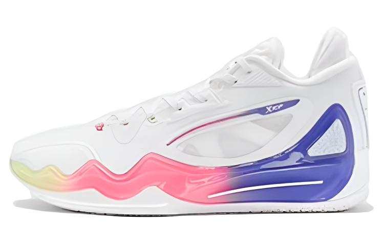 XTEP High top Basketball Shoes Men's Sail White