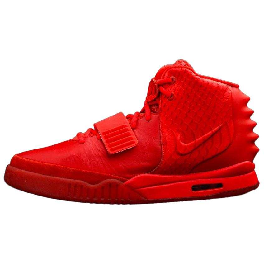 Nike Nike Slip Resistant Abrasion Resistant Mid top Basketball Shoes Unisex Red