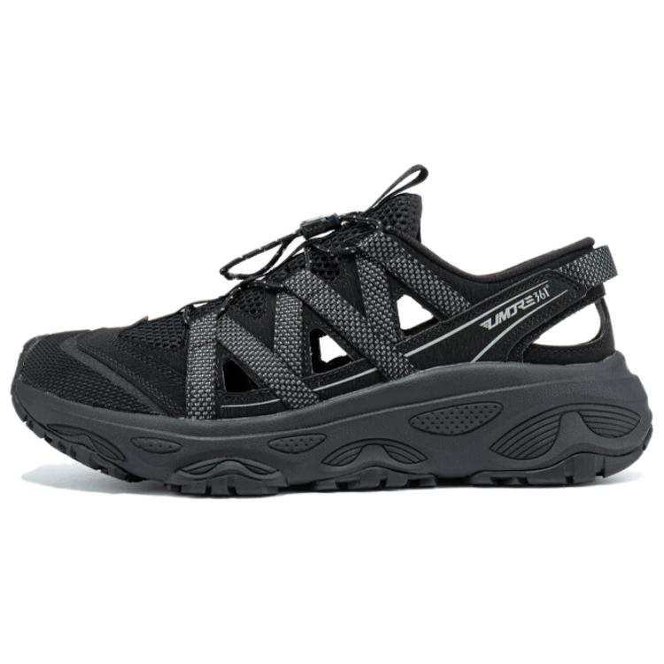 361° Slip Resistant Lightweight Abrasion Resistant River Trekking Shoes Men's Obsidian Black