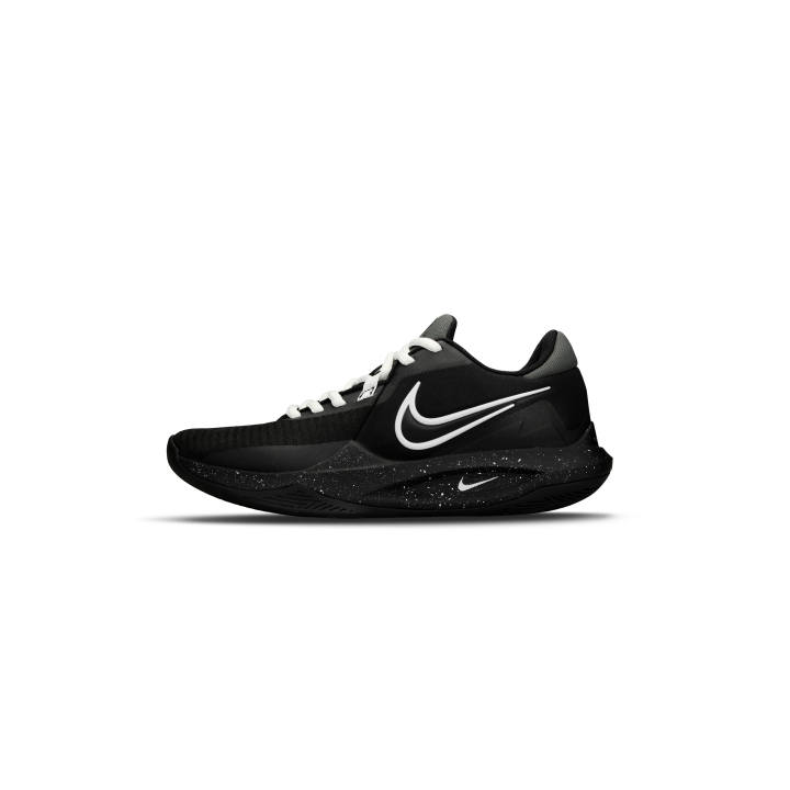 Nike Nike Precision 6 Cushioning Slip Resistant Abrasion Resistant Low top Basketball Shoes Unisex Black White
