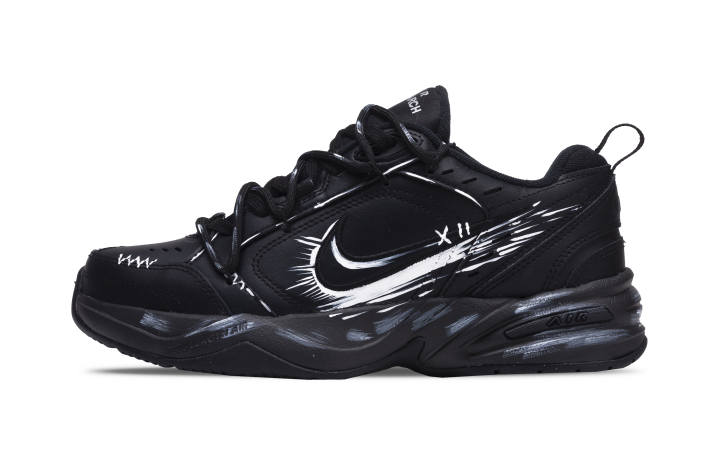 Nike Nike Air Monarch 4 Slip Resistant, Abrasion Resistant, Breathable Low top Chunky Sneakers Unisex Black