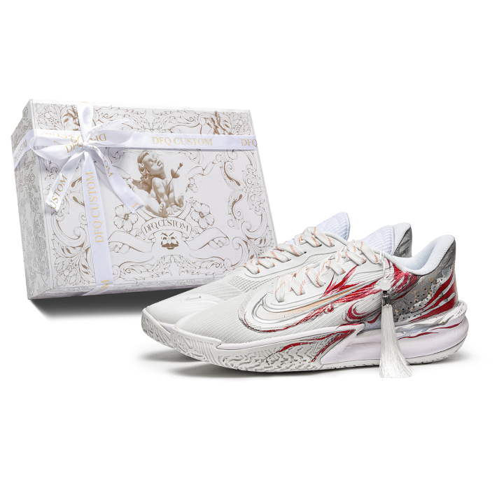 Nike Nike Precision 7 Da Vinci Custom, Box, Mixed Celestial Silk Slip Resistant Abrasion Resistant