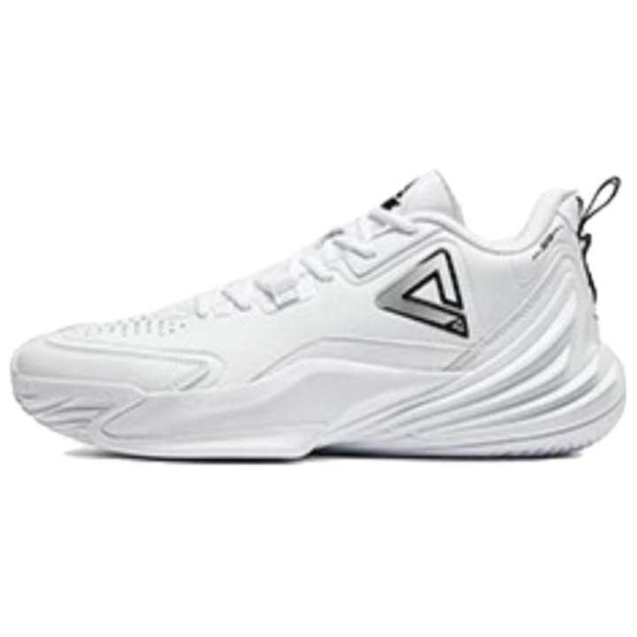 PEAK PEAK Shadow Hunter 1 Sports Abrasion Resistant Low top Basketball Shoes Men's White