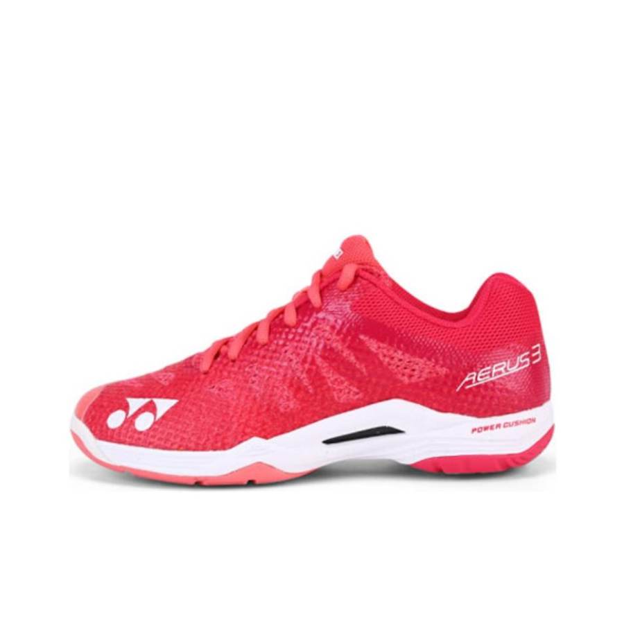 YONEX Slip Resistant Abrasion Resistant Low top Badminton Shoes Women's Red