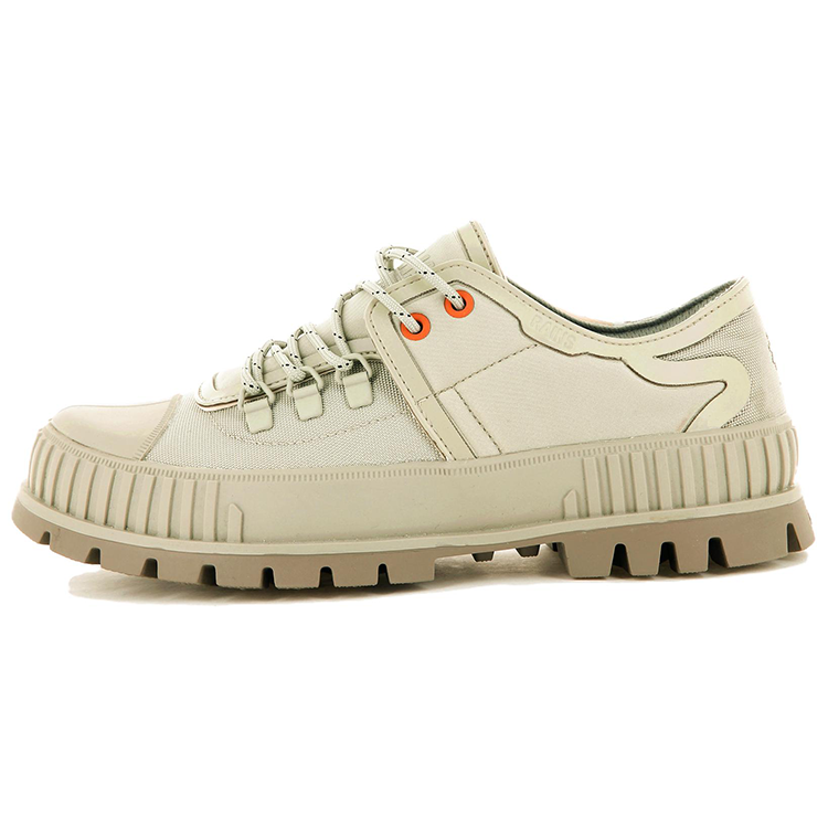 Palladium Pallashock Hkr Rains Slip Resistant, Abrasion Resistant, Breathable Low top Canvas Shoes Unisex Light Brown