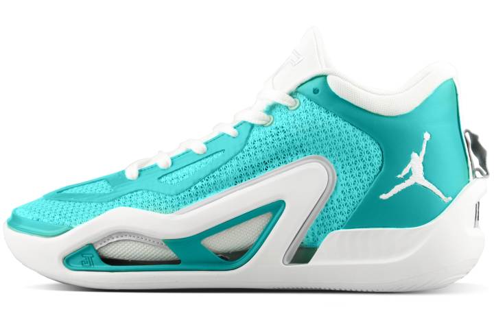 Jordan Jordan Tatum 1 Slip Resistant Cushioning Low top Basketball Shoes Men's White Blue
