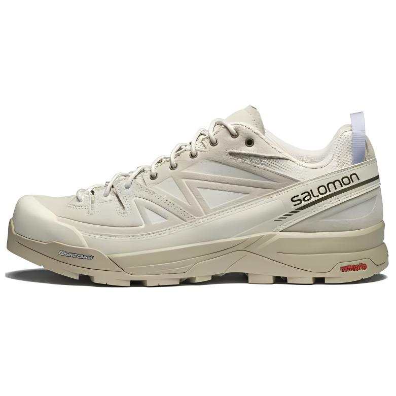 SALOMON X ALP Low top Running Shoes Unisex Beige Gray