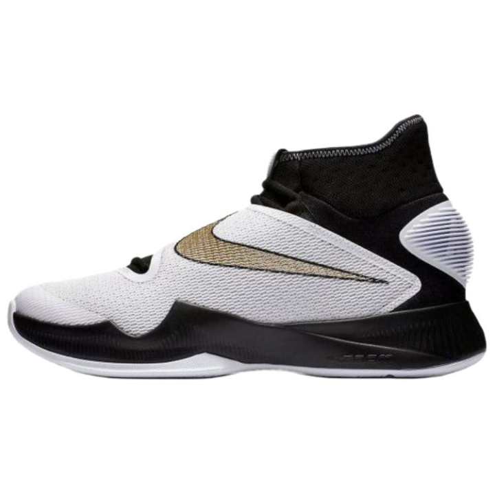 Nike Nike HyperRev 2016 Slip Resistant Abrasion Resistant Mid top Basketball Shoes Unisex White Black