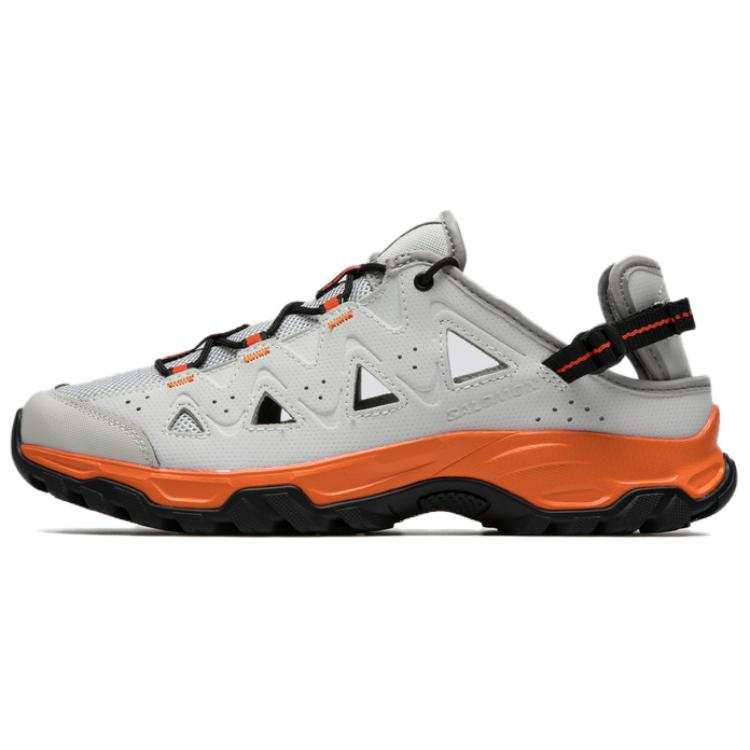 SALOMON ALHAMA Breathable Grip Lightweight Support Abrasion Resistant River Trekking Shoes Men's Gray