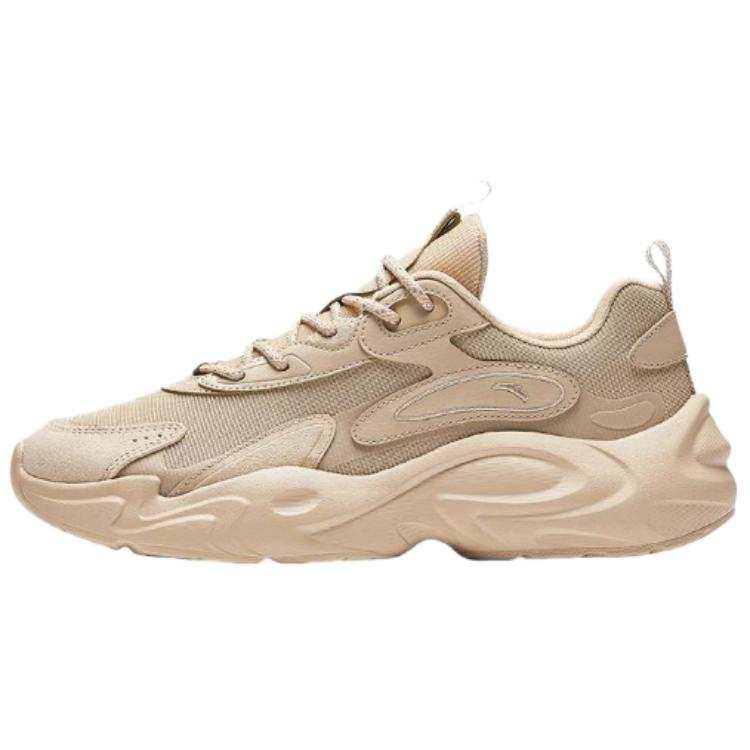 Anta Xingyun Cushioning Slip Resistant Low top Chunky Sneakers Men's Raw Wood