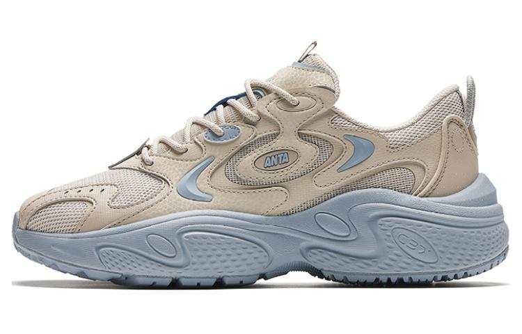 Anta Starlight Platform Height Increasing Height Increasing Low top Casual Shoes Women's White Blue