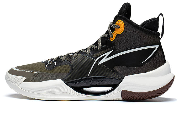Li-Ning Li Ning Ultra Light Textile, Synthetic Leather, TPU Slip Resistant, Abrasion Resistant, Lightweight Mid top