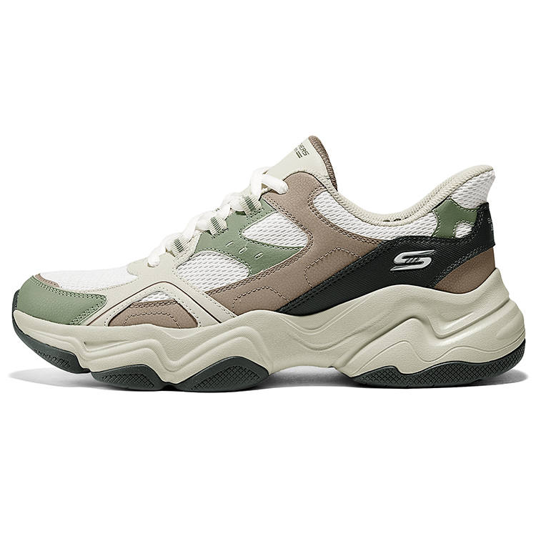 Skechers Slip Ins Cushioning Abrasion Resistant Cushioning, Wear Resistant Chunky Sneakers Men's Green