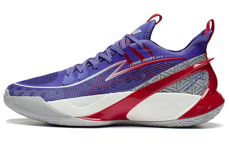 Li-Ning Li Ning SONIC 10 V2 Basketball Shoes Men's Low Top Wealth Purple
