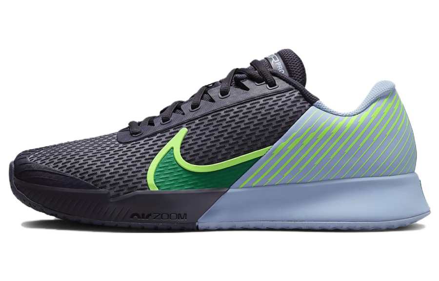 Nike Nike Air Zoom Vapor Pro 2 Cushioning Slip Resistant Cushioning Slip Resistant Low top Tennis Shoes Men's Black Blue