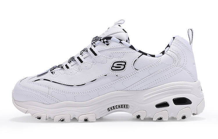 Skechers D'Lites 1.0 Low Shoes Gs White Women's