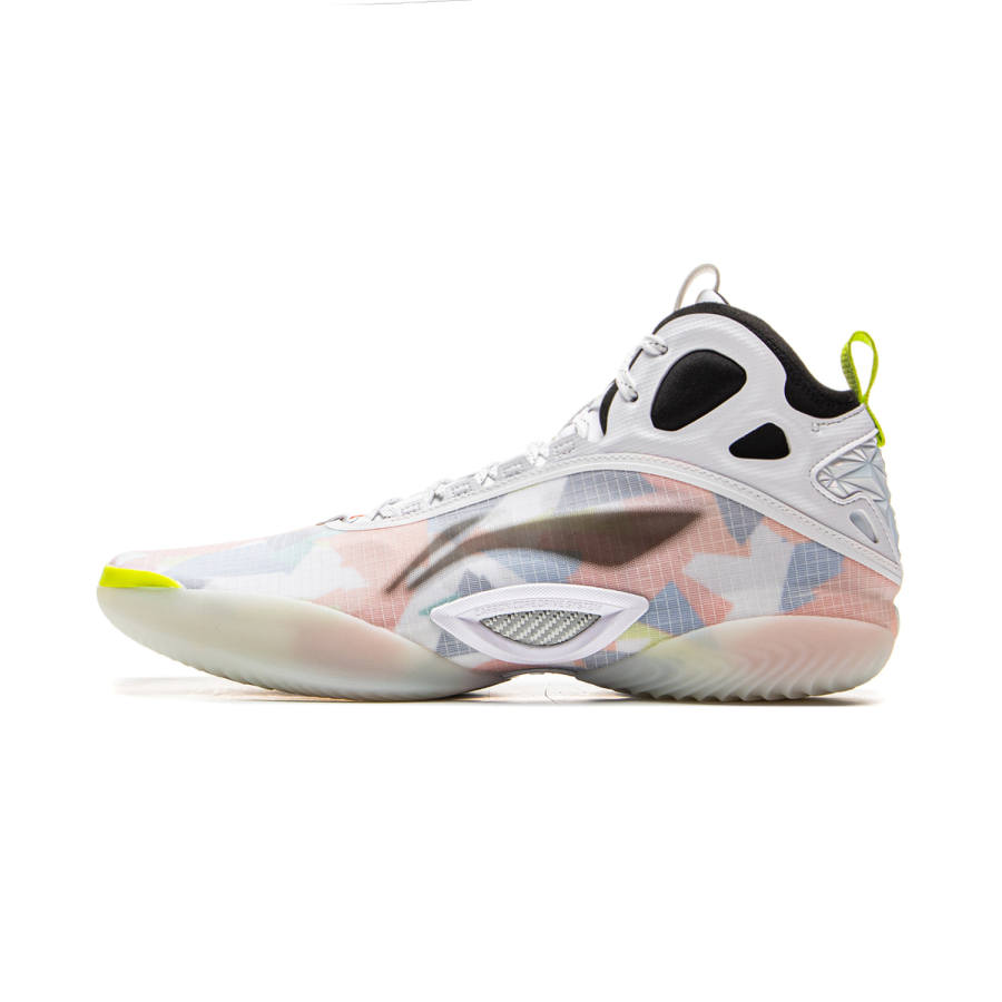 Li-Ning Li Ning Yushuai 19 Carbon Core Basketball Shoes Men's Mid Top Standard White
