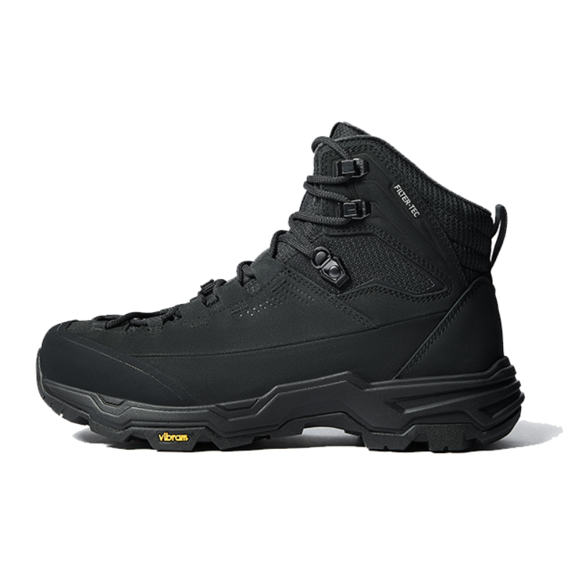 VAUDE Slip Resistant Abrasion Resistant Mid top Hiking Shoes Men's Black
