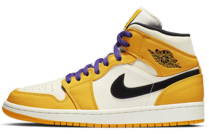 Jordan Air Jordan 1 Mid 'Lakers Gold'