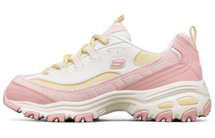 Skechers D'Lites 1.0 Sneakers Pink/Yellow Women's