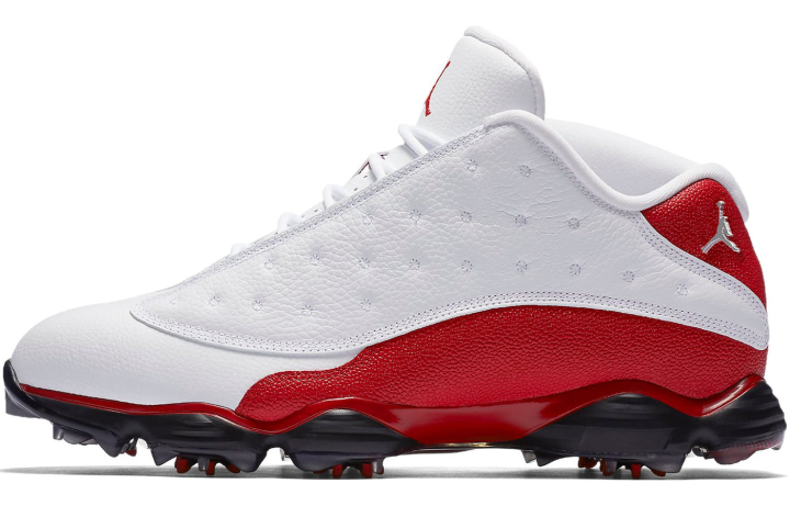 Jordan Jordan 13 Retro Golf Cleat White Red
