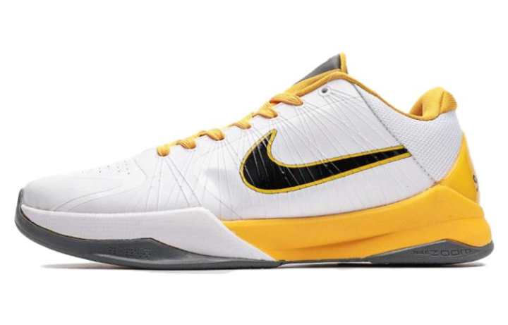 Nike Nike Zoom Kobe 5 'White Black Del Sol Metallic Silver'