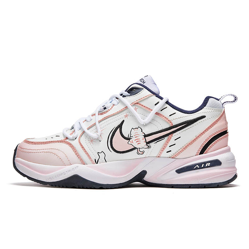 Nike Nike Air Monarch 4 Da Vinci Custom, Confession Book, Wall Climbing Cat Slip Resistant Abrasion Resistant