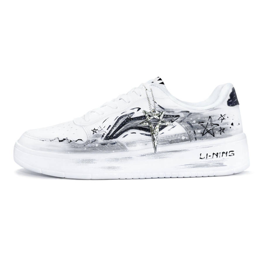Li-Ning Li Ning Floating Boat Lightweight Abrasion Resistant Coverage Low top Skateboard Shoes Men's
