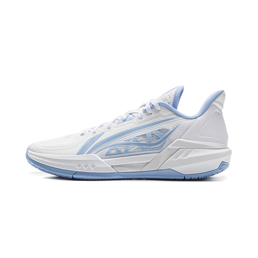 Li-Ning Li Ning Light Speed 3 Low top Basketball Shoes Men's White Blue
