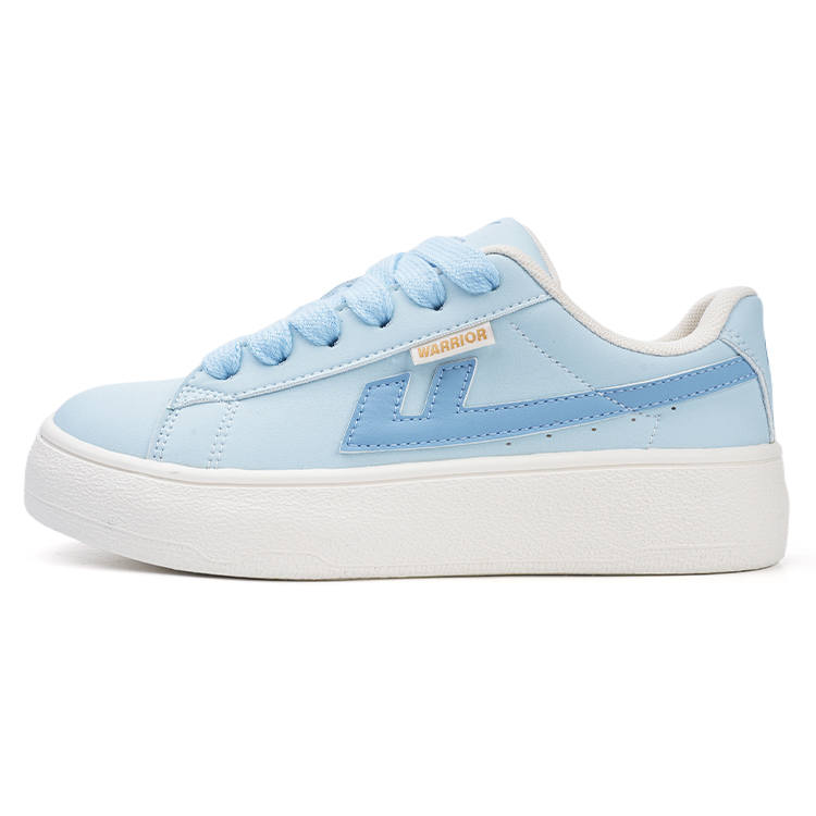 WARRIOR Spring, Students' White Sneakers, Classic Minimalist Style, Abrasion Resistant, Fashion
