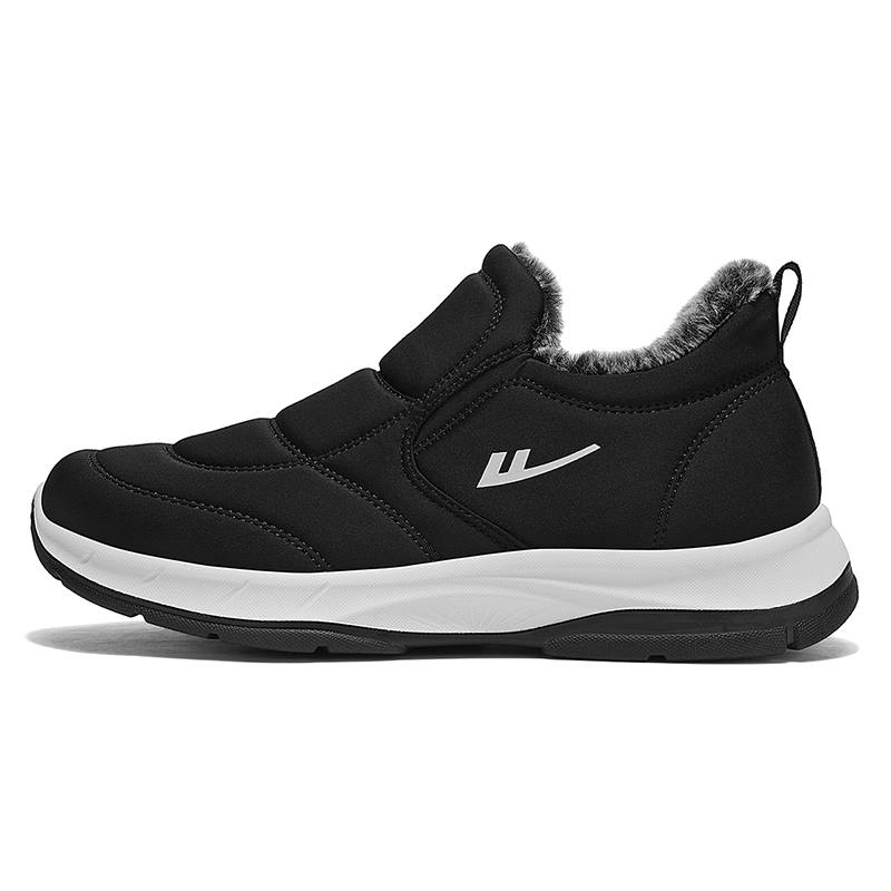 WARRIOR Warrior Classic And Versatile, Thickened And Fleece Lined, Thermal Comfortable Low Top, Snow Boots Unisex