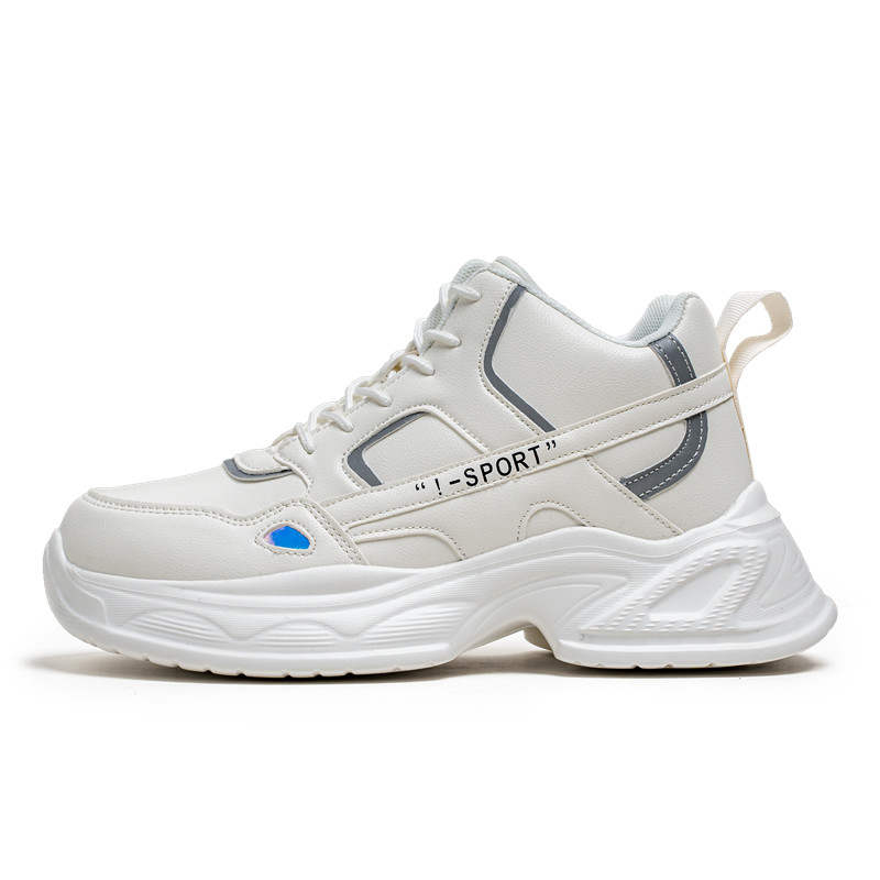 BAOZAOGONGYANG Slip Resistant, Abrasion Resistant, Height Increasing High top Chunky Sneakers Men's