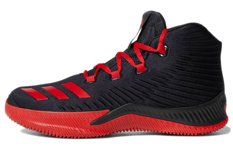 Adidas Adidas Pg 3 Slip Resistant, Abrasion Resistant, Lightweight Mid top Vintage Basketball Shoes Men's Black Red