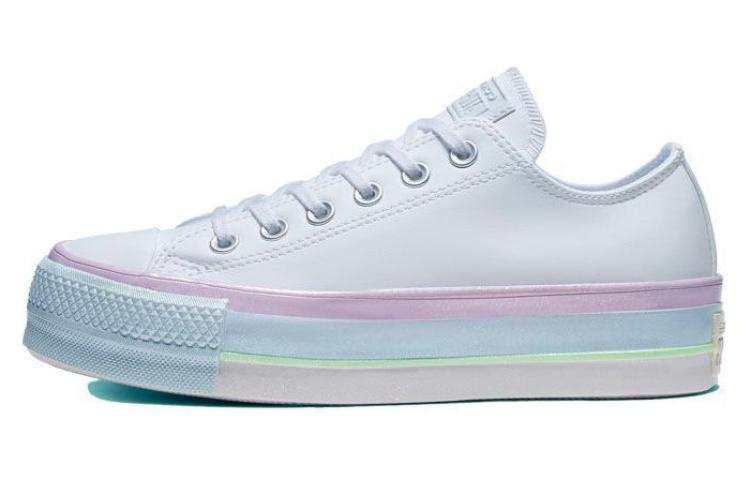 Converse Chuck Taylor All Star Wmns Converse Lift Low 'White Lilac Blue' Women's