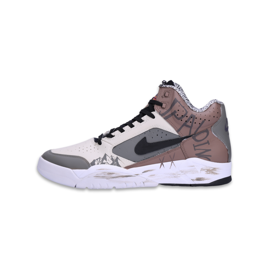 Nike Nike Air Flight Lite Anti-Slip And Wear-Resistant Height Increasing Mid-Top Basketball Shoes Men's Russet