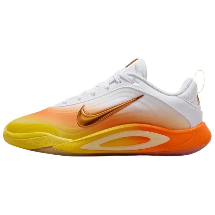 Nike Nike A'One Basketball Shoes Men's White Orange