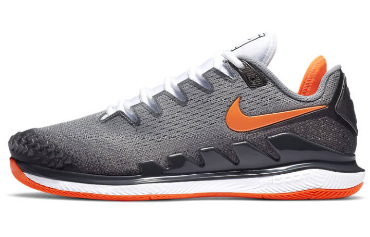 Nike Nike Court Air Zoom Vapor X Knit Hc 'Metallic Dark Grey Total Orange'