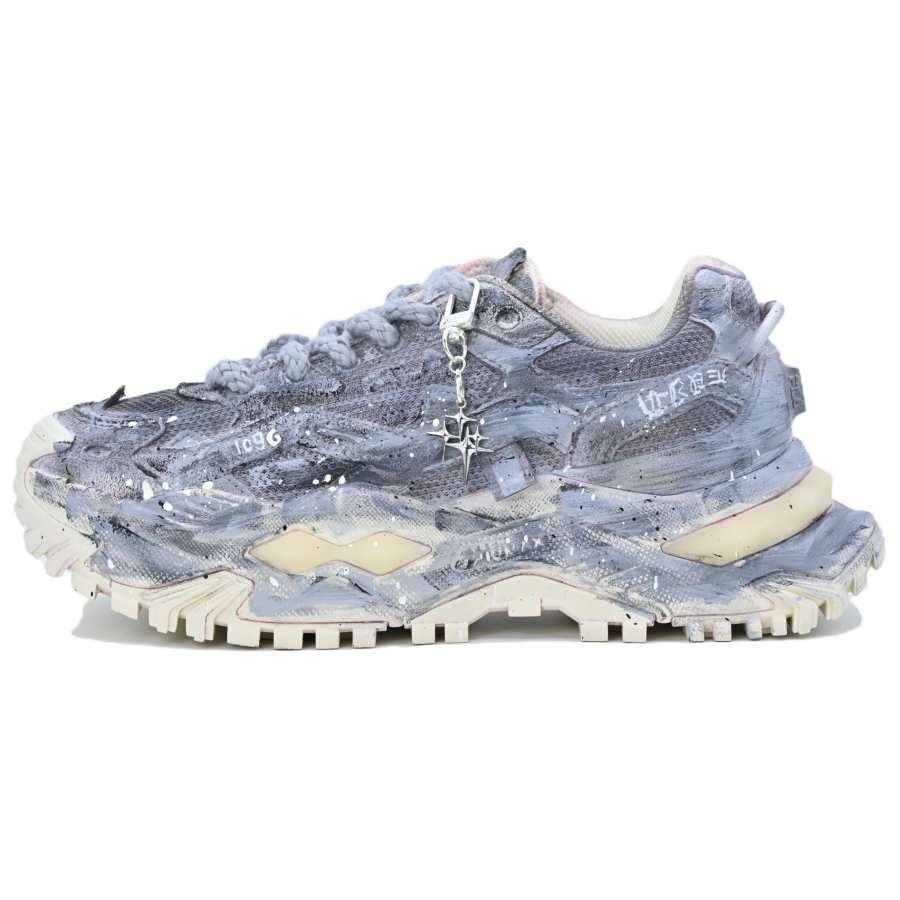 FILA FUSION Bianco, Lost Star Cushioning Height Increasing Abrasion Resistant Moisture Wicking Low top Chunky Sneakers