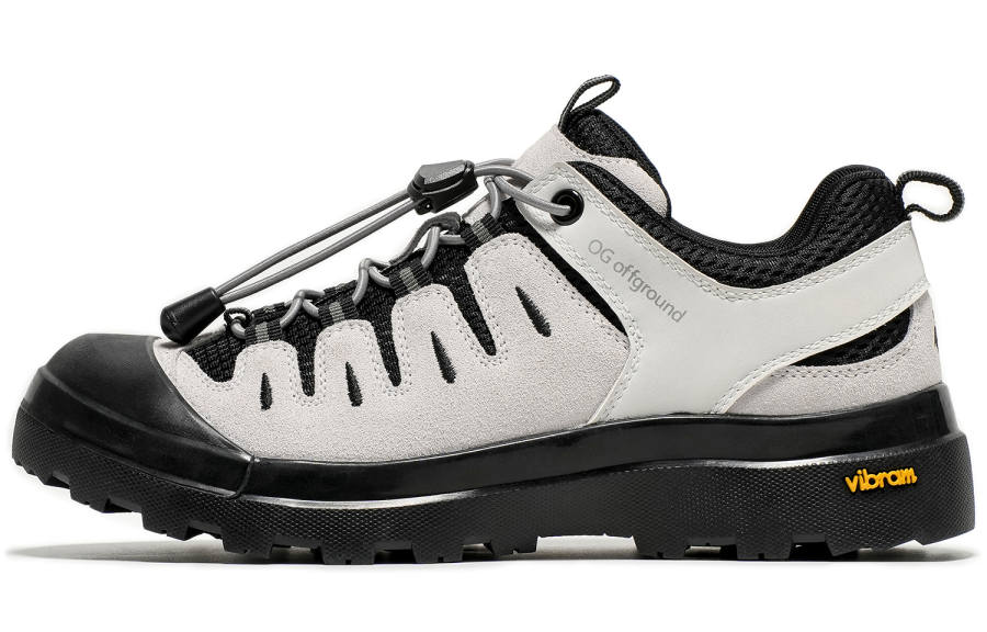 OG Offground Cushioning Abrasion Resistant Waterproof Coverage Low top Mountaineering Shoes Women's Black White